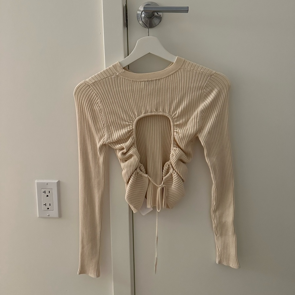 Sandro Beige Knit top